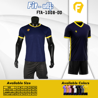 FIT Plain jersey FTA-1008 Black ( AA ) / Large