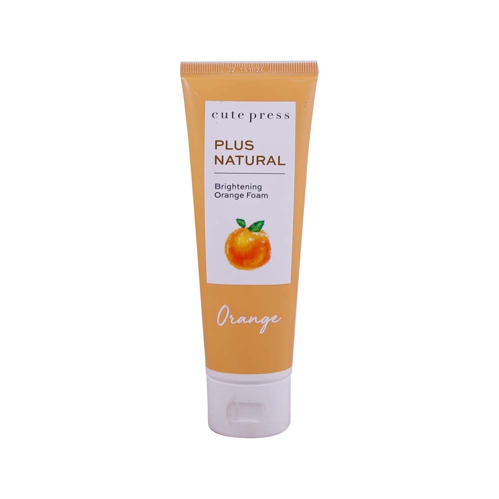 Cute Press Plus Natural Brightening Orange Facial Foam 75G