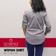 Cottonfield Women Long Sleeve Plain Shirt C45 (Medium)
