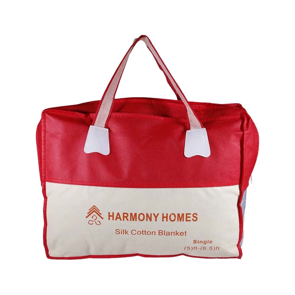 Harmony Homes Cotton Blanket 5x6.5ft Grey