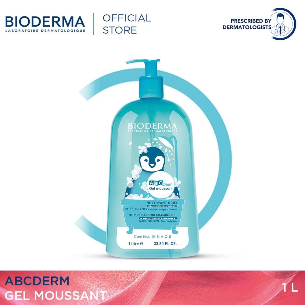 Bioderma Baby Abc Derm Moussant Washing Gel 1L