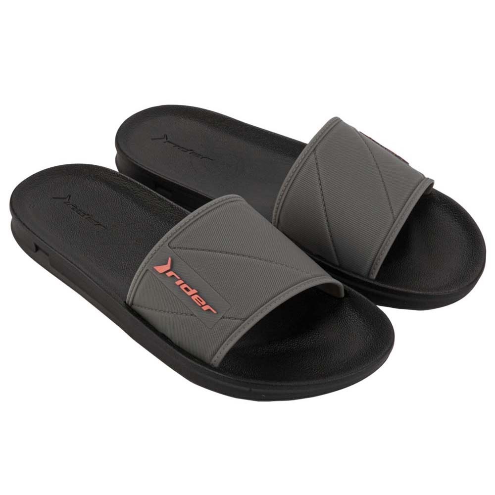 Rider Strike Neo Ad Slide (No-11) Black, Grey & Orange 211578AR40711