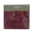 Simple Bed Sheet 3PCS 3.5 x 6.5FT x9IN D-Red(Fit)