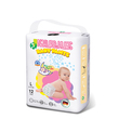 Nature Hugs Baby Diaper Pants Star LL -12 PCS  ( 9-14 Kg ) White
