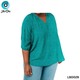 The Ori Women Long Sleeve Top LBD029 Green (Large-50)