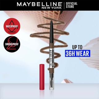 Maybelline Tattoo Brow 36H Pigment Pencil 0.25G (Natural Brown)