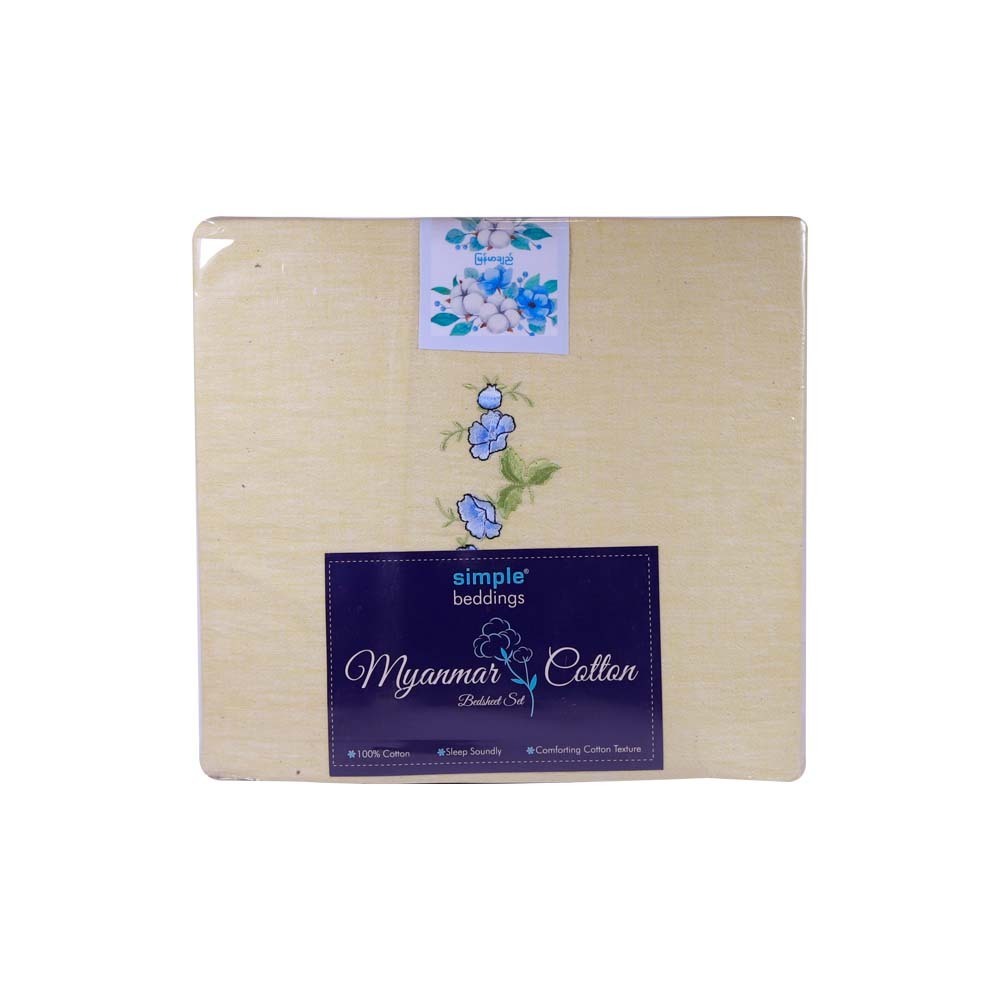 Simple Bed Sheet Stirpe 5PCS 6 x 6.5 ft x 9in