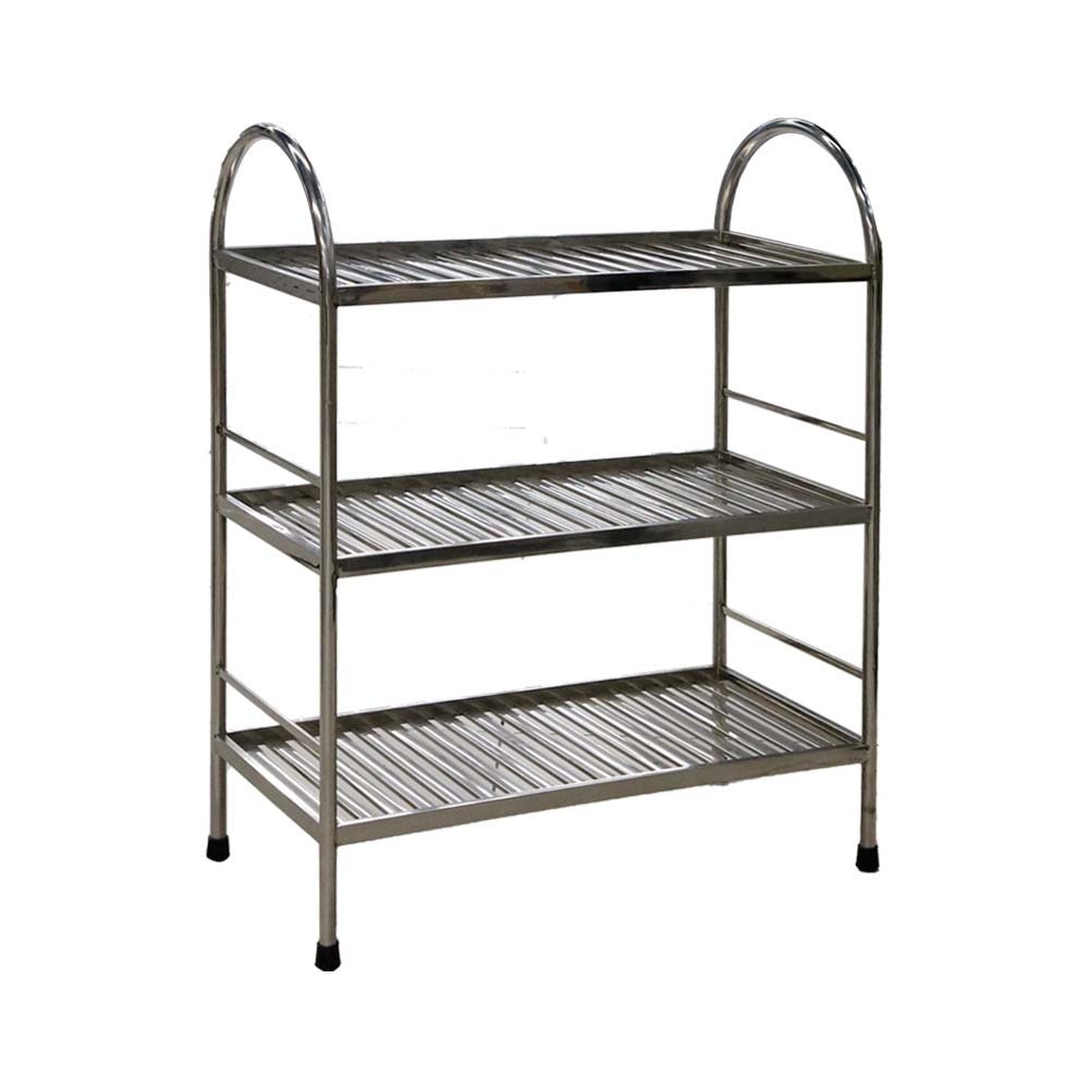Stainless Steel Dish Shelf 3Steps 62x31x81cm AT-3