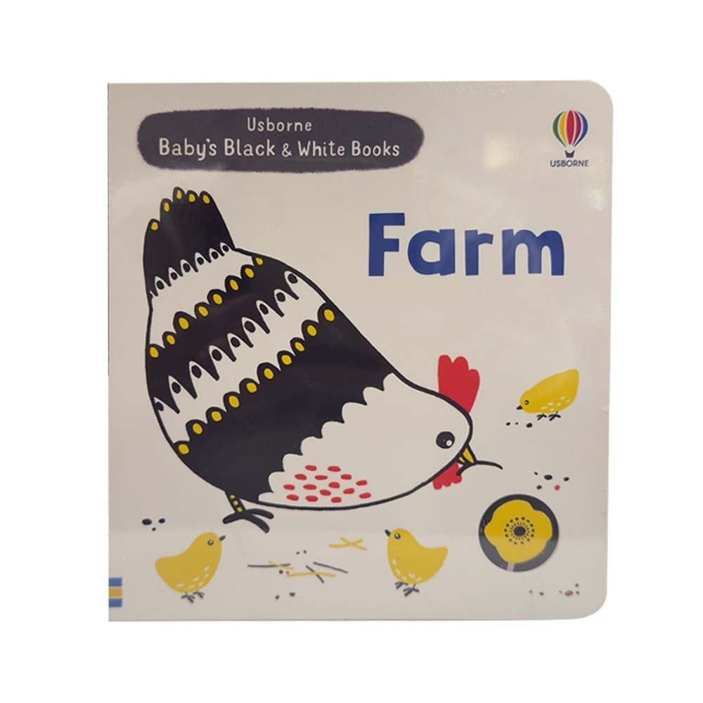 Baby's Black And White Books Farm