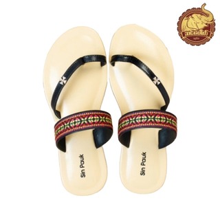 Sin Pauk Women Leather Slipper (Design-1,No-36) SGW-002