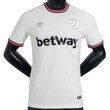 West Ham Official Away Player Jersey 23/24  White (Large)