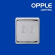 OPPLE OP-E06S6401-Y1-Computer Socket Twin (100 Mbps) Switch and Socket (OP-23-232)