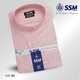 Madarin Collar Shirt Short Sleeve 2XL (Petal Pink) SSM-O-P-S-072