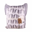 Blanket 6.6X7.5FT LFL2406011 White&Dog