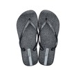 Ipanema Glitter Fem Flip (No-7) Black & Black Glitter Silver 1264812522807