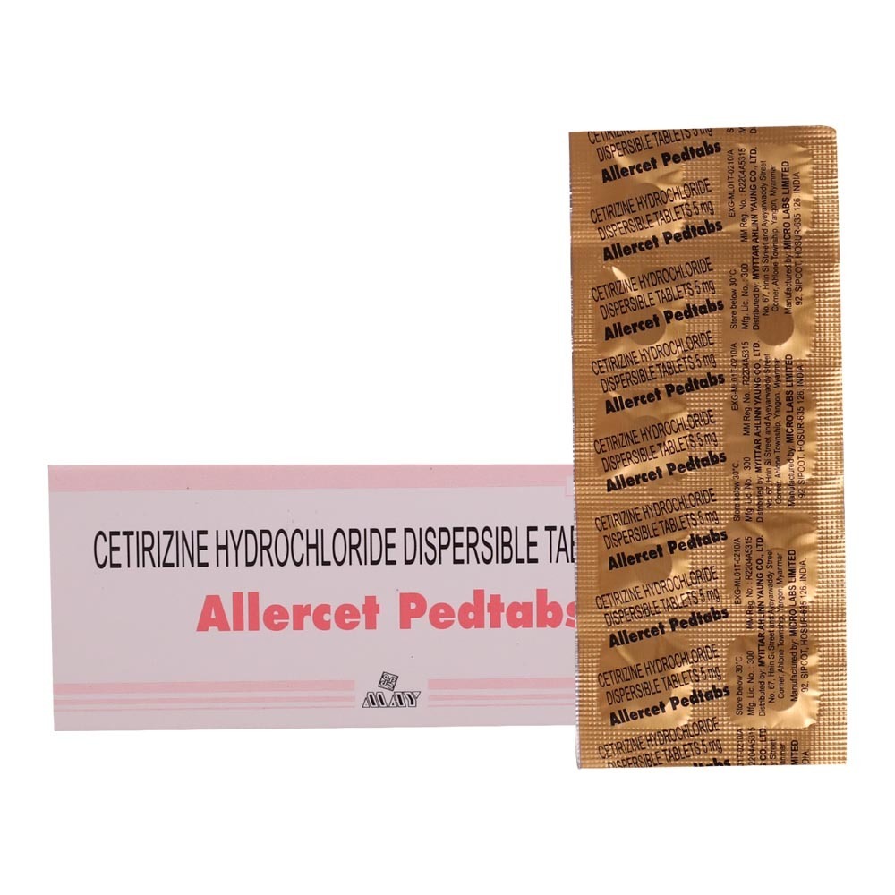 Allercet Pedtabs Cetirizine 5MG 10`Sx10