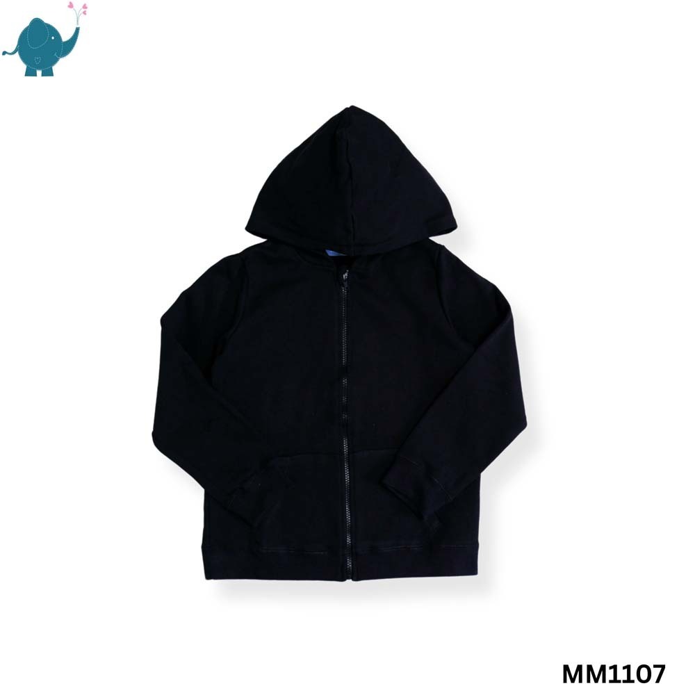 Max & Mia Unisex Hoodie MM1107 Black Medium
