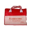 Harmony Homes Cotton Blanket 5x6.5ft Dark Pink