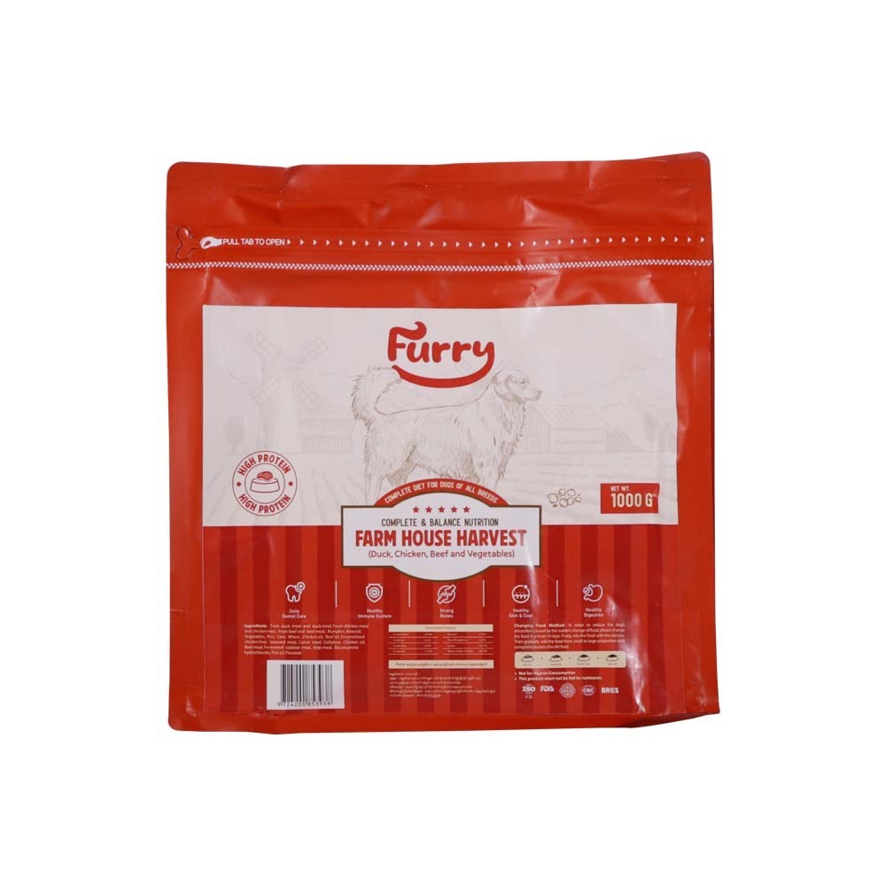 Furry Dog Food Adult Duck & Chicken & Beef & Vegetable 1KG