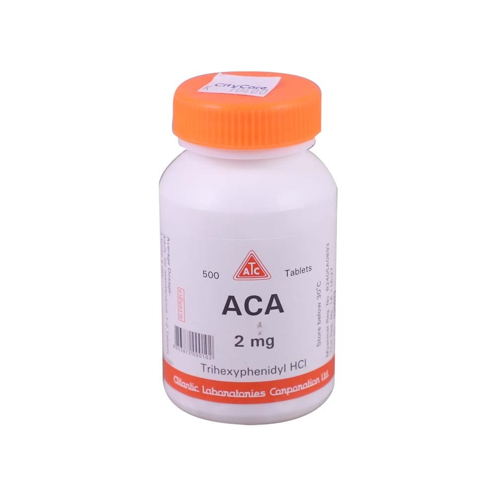 Aca Trihexyphenidyl HCL 2MG 500PCS