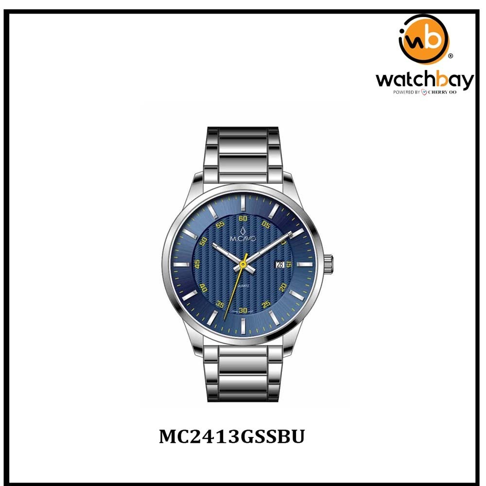 M.Cavo Men Watch MC2413GSSBU Cherry Oo