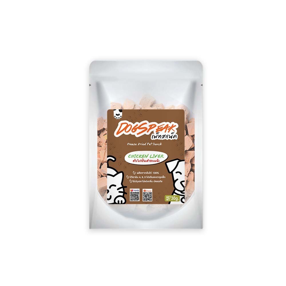 Dog Speak Freeze Dired Chicken Liver 30G