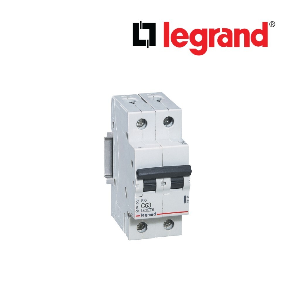 Legrand LG-RX3 MCB 2P C63 6000A (419879) Breaker (LG-05-402330/419879)