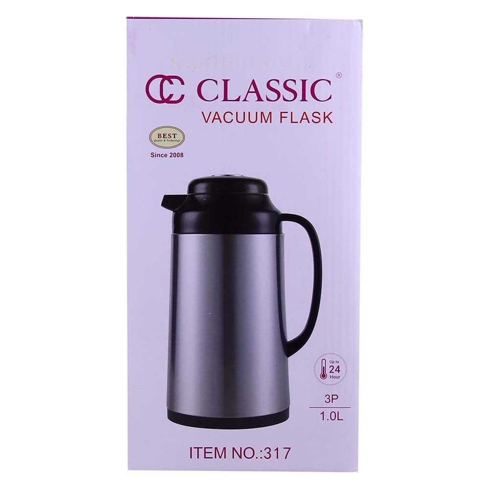 Classic Steel Vacuum Flask 1LTR No.317