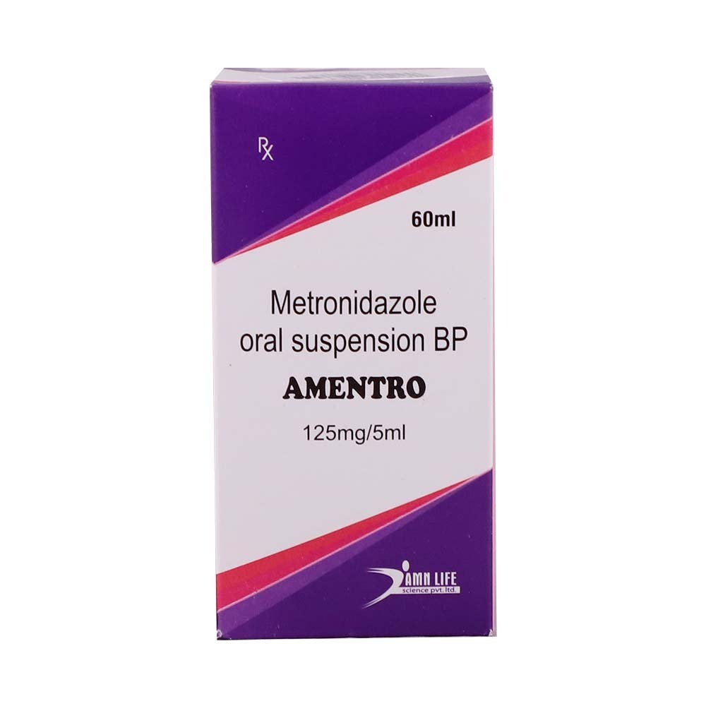 Amentro Metronidazole 125MG Oral Suspension 60ML