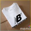 memo ygn New balance unisex Printing T-shirt DTF Quality sticker Printing-White (XL)