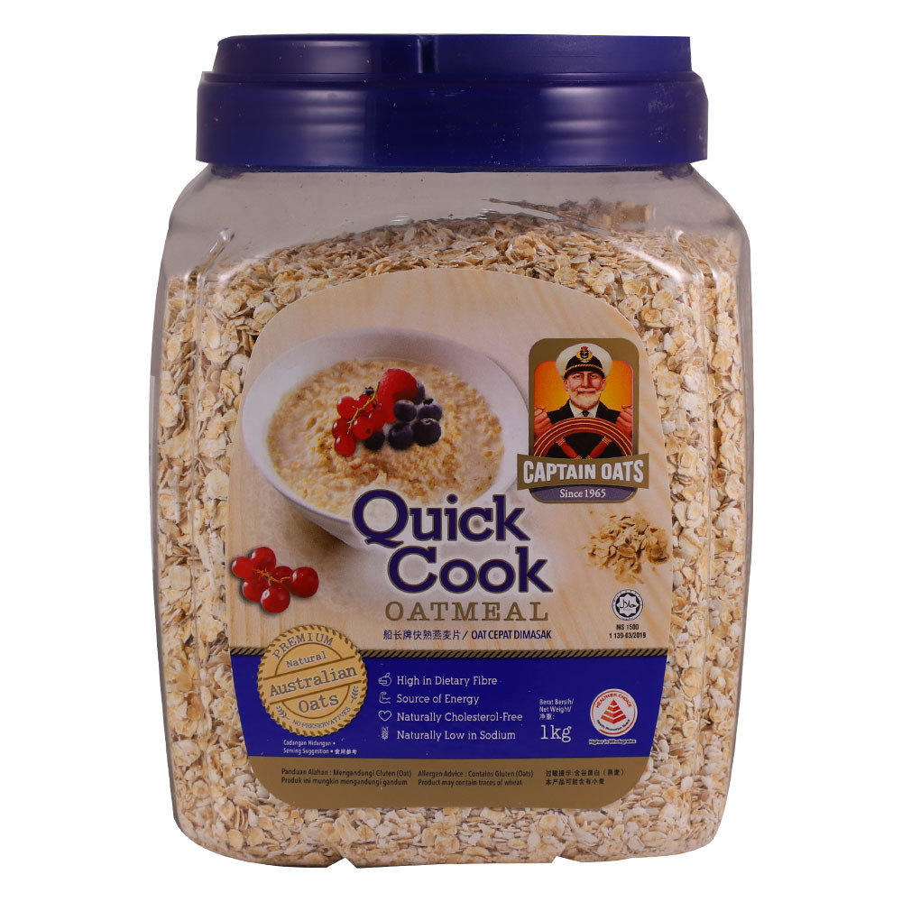 Captain Oats Quick Cook Oaimeal 1KG