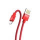 U55 Outstanding Charging Data Cable For Lightning/Red