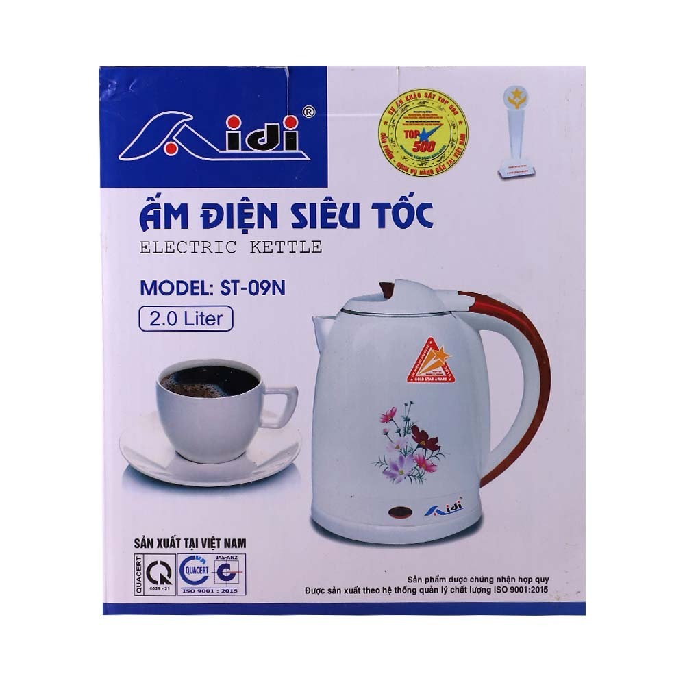 Aidi Electric Kettle 2LTR ST-09N