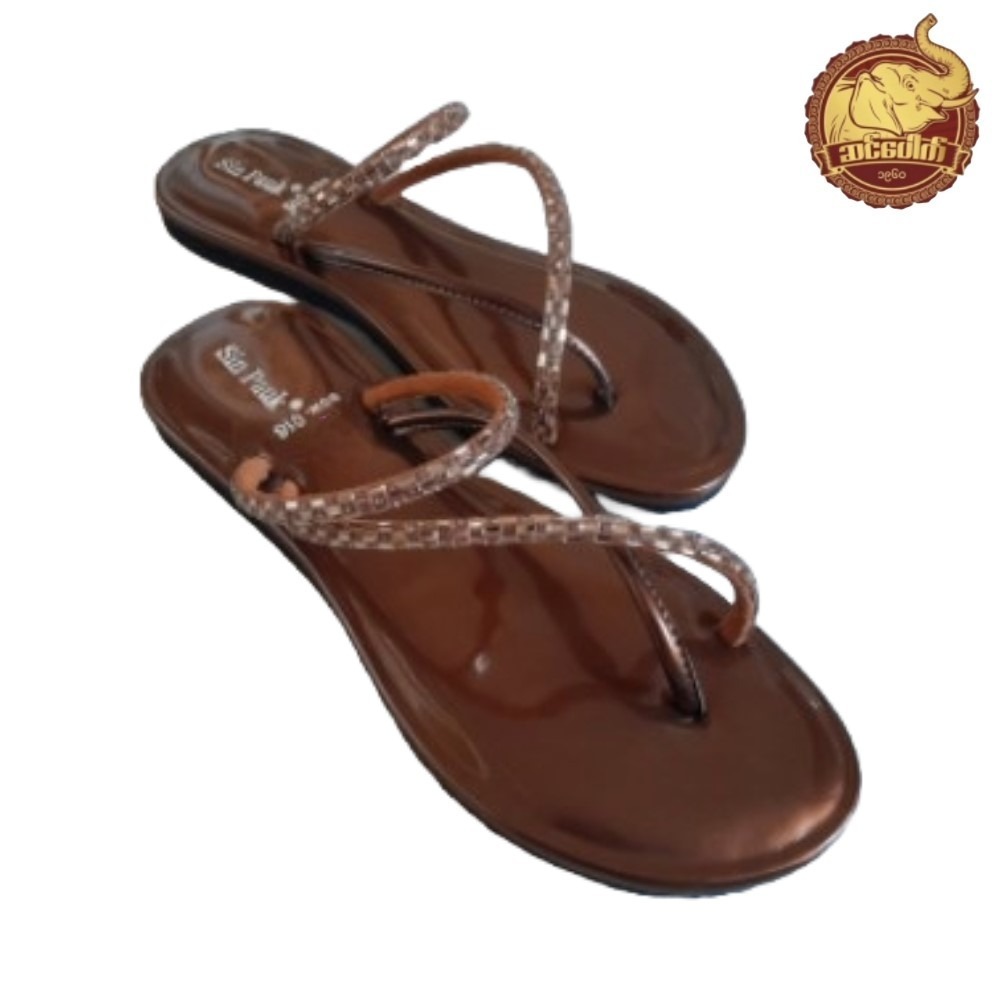 Sin Pauk Women Leather Slipper (Design-9,No-38) BGW-016