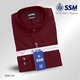 Mandarin Collar Shirt Long Sleeve Large (Ruby Red) SSM-O-P-S-041