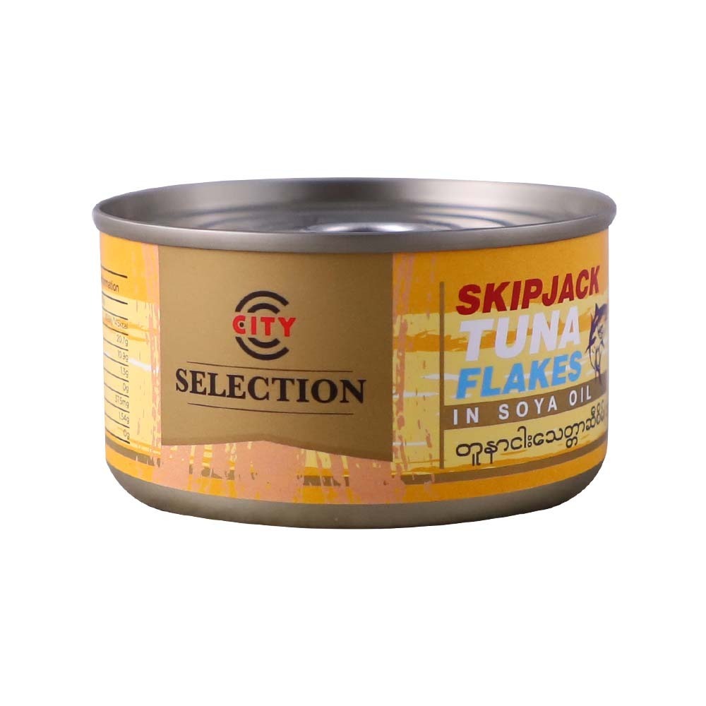 City Selection Tuna Flakes In Soya Oil 185G