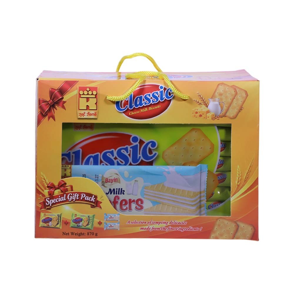 Bayin Classic Cheese & Coconut Biscuit 870G(Giftpack)
