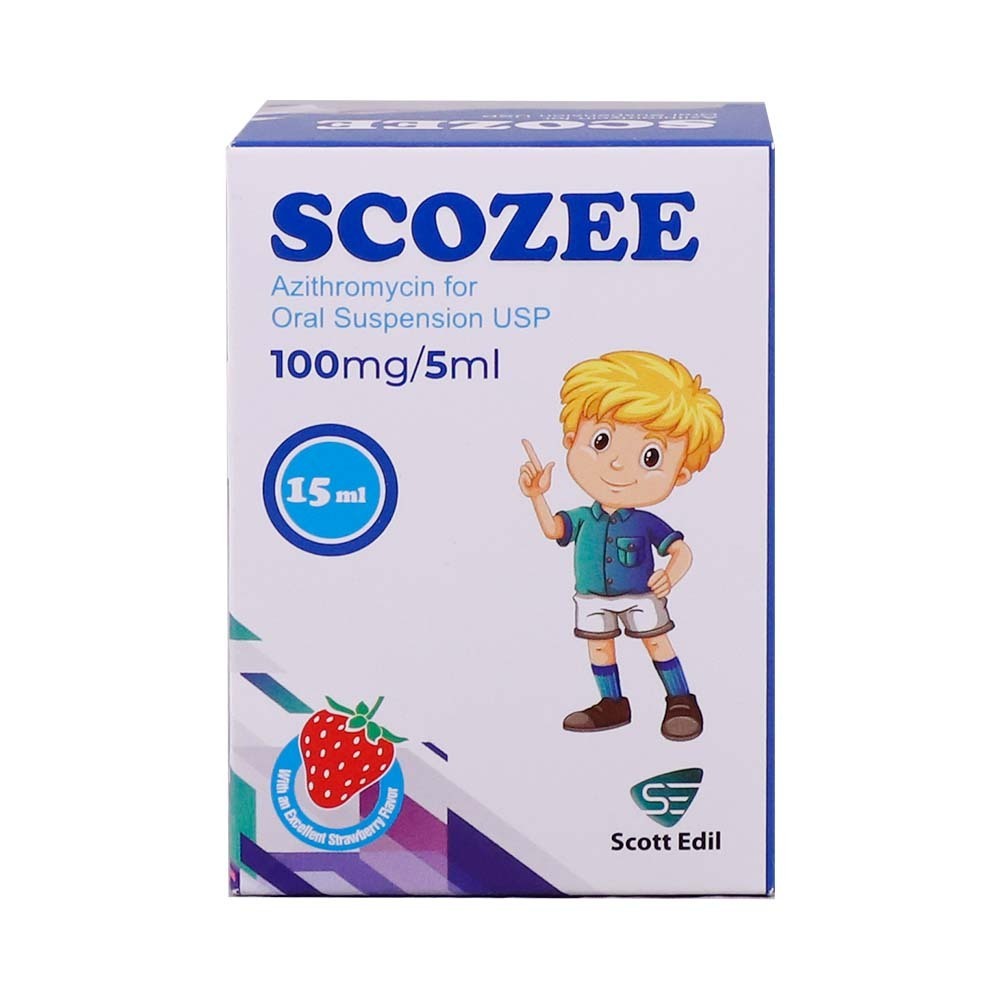 Scozee Azithromycin 100MG Oral Suspension 15ML