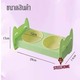 Gue Pet Cat Bowl With Stand Green