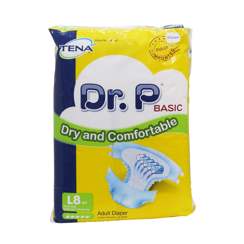 Dr.P Adult Diapers Day 8PCS (L)