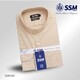 Mandarin Collar Shirt Long Sleeve Large (Muddy Yellow) SSM-O-P-S-007
