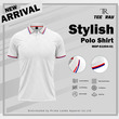 Tee Ray Stylish Polo Shirt White/01 Large MDP-S1004