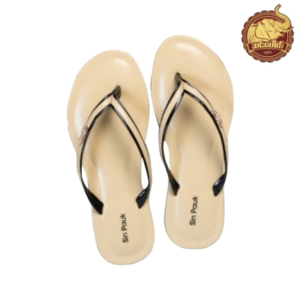 Sin Pauk Women Leather Slipper (Design-5,No-40) SGW-023