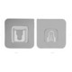 KPT 5 Pairs Wall Mounted Double-Sided Hooks KPTHSO00011