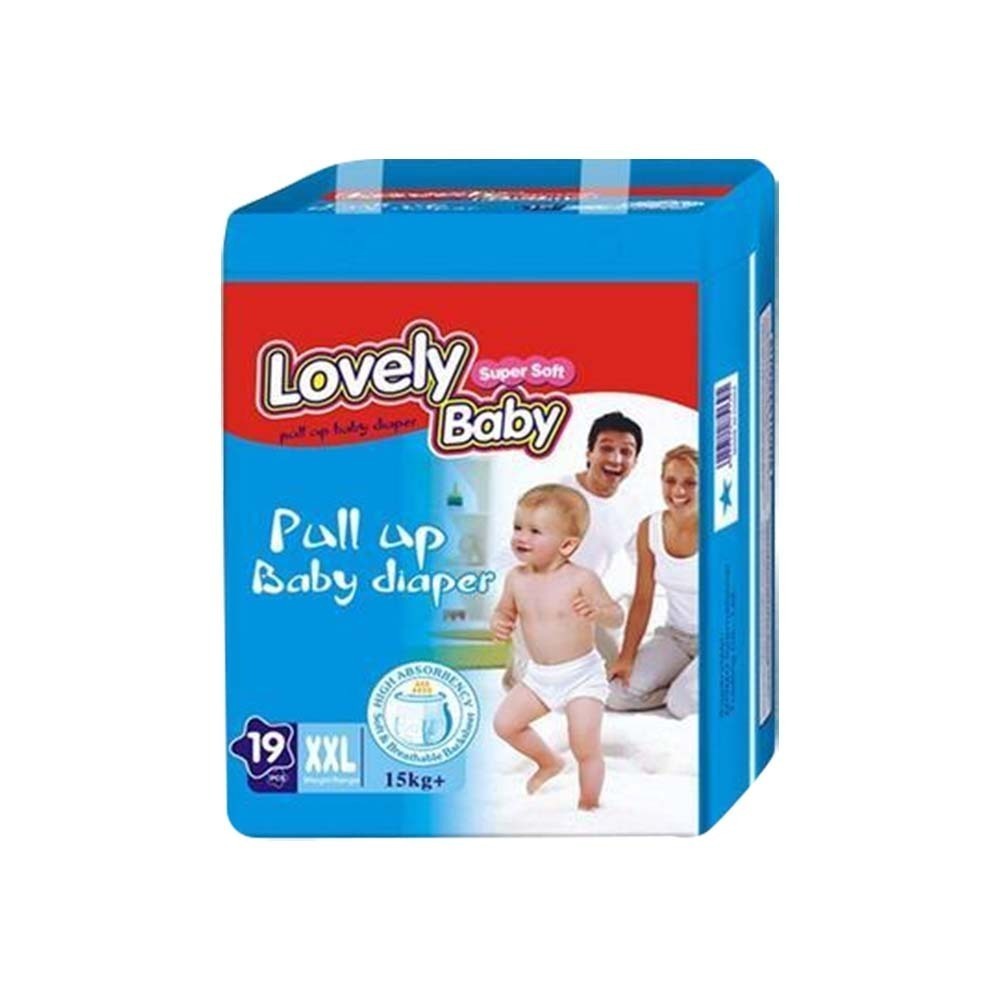 Lovely Baby Pull Up Baby Diaper Pants 19PCS (XXL)