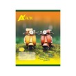 AOK (Yellow) 2 Line Book 70 GSM 80 Pages White (12PCS)