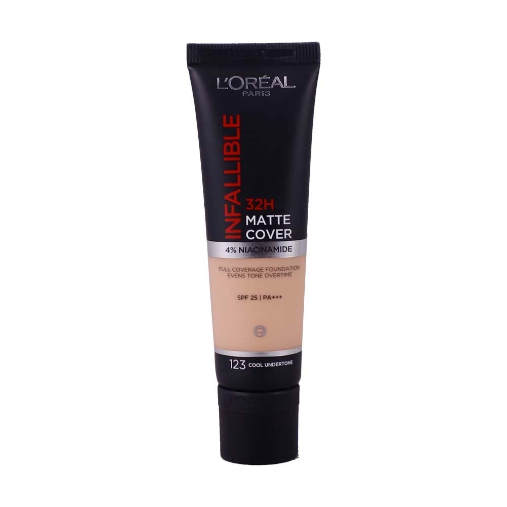 Loreal Infallible 32H Matte Cover Foundation SPF 25 PA+++ 30ML 123