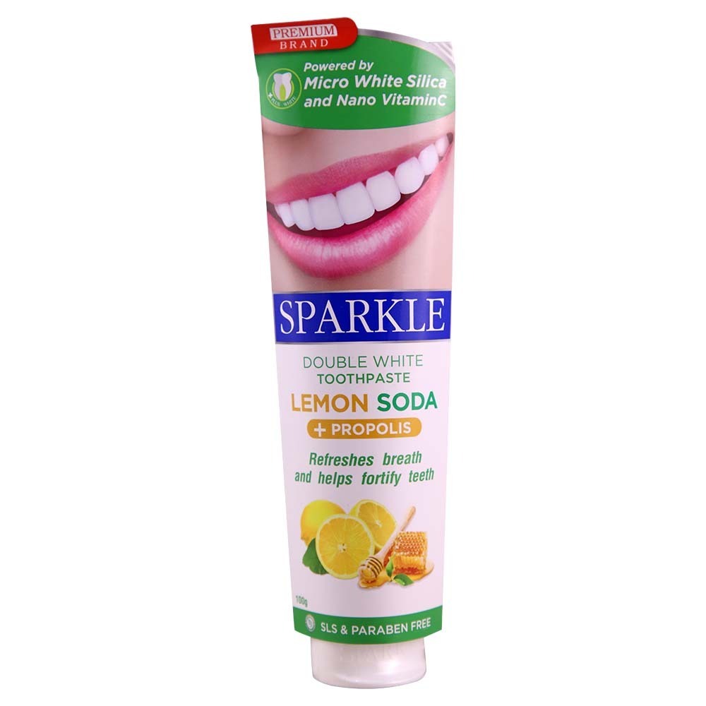 Sparkle Toothpaste Double White Lemon Soda 100G