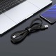 Acefast C2-04 3A Max USB-A To USB-C Zinc Alloy Silicone Charging Data Cable 27070006 Black