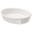 Ikea Vardagen Oven Dish, Oval/Off-White, 26X21 CM 902.893.13